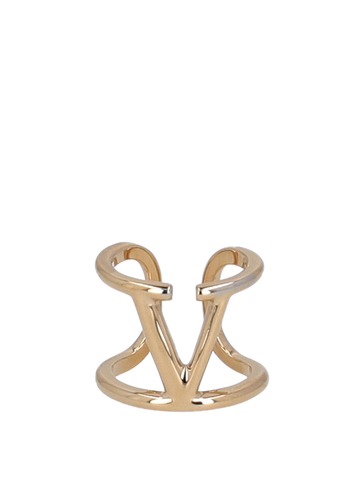 【関税込み】Valentino Garavani リング Valentino Garavani Vロゴ リング | ゴールドトーン | FARFETCH JP