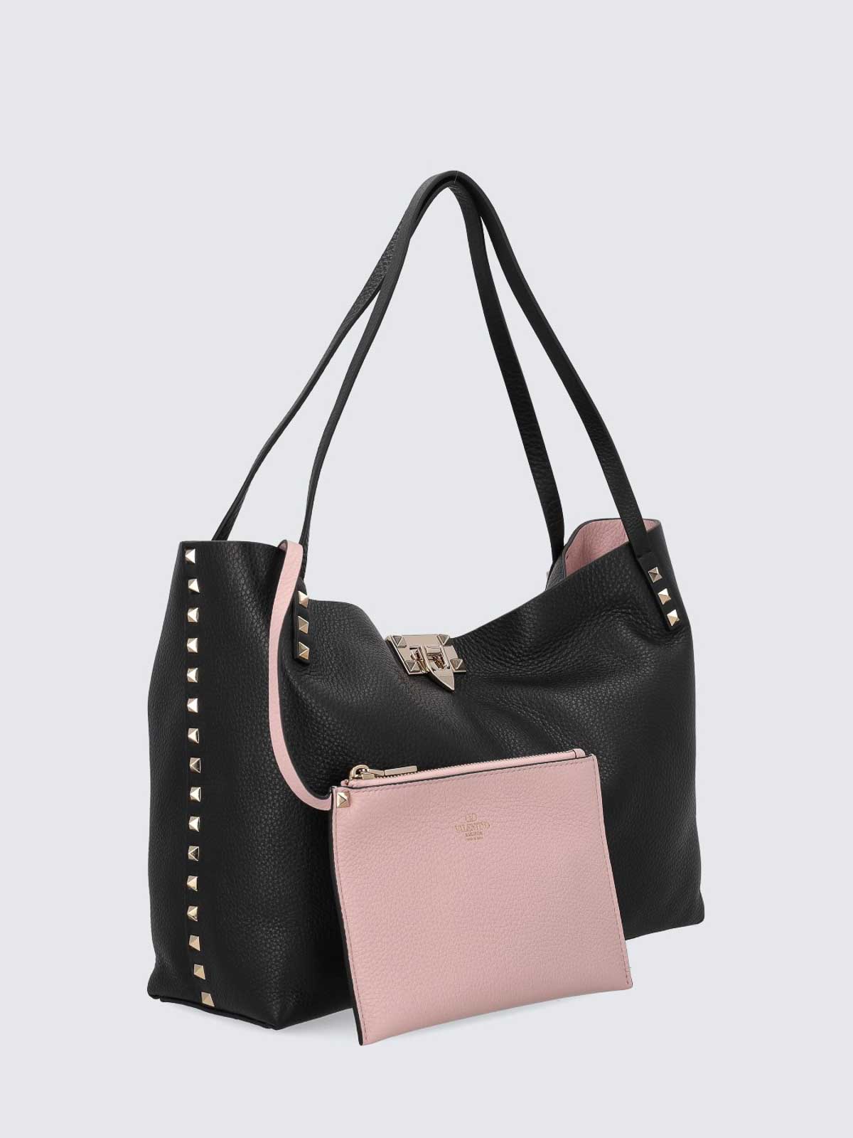 Valentino leather tote on sale bag