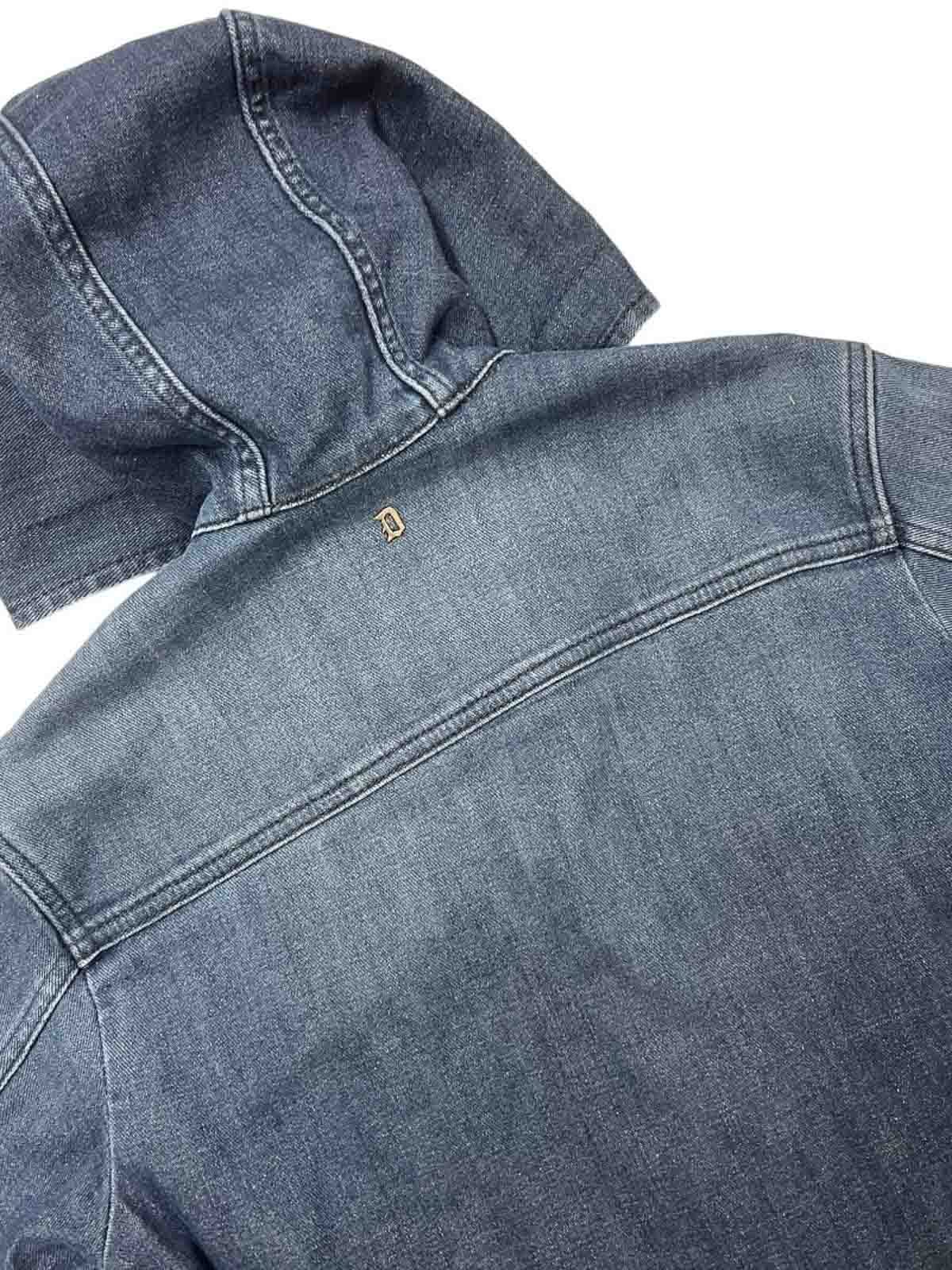 Dondup Over Denim Jacket In Blue