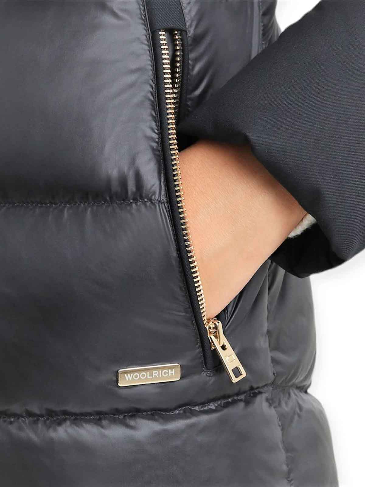 Woolrich Luxe puffy jacket - Blue - Women|CFWWOU0515FRUT23463989