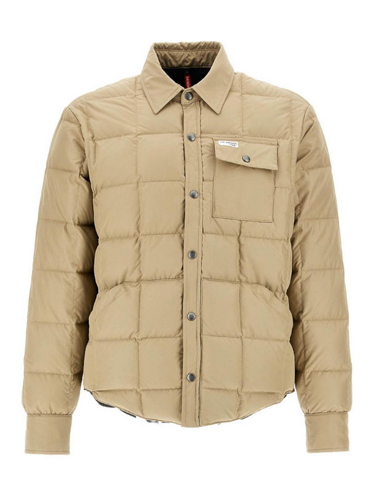 Fay Padded Jacket In Beis