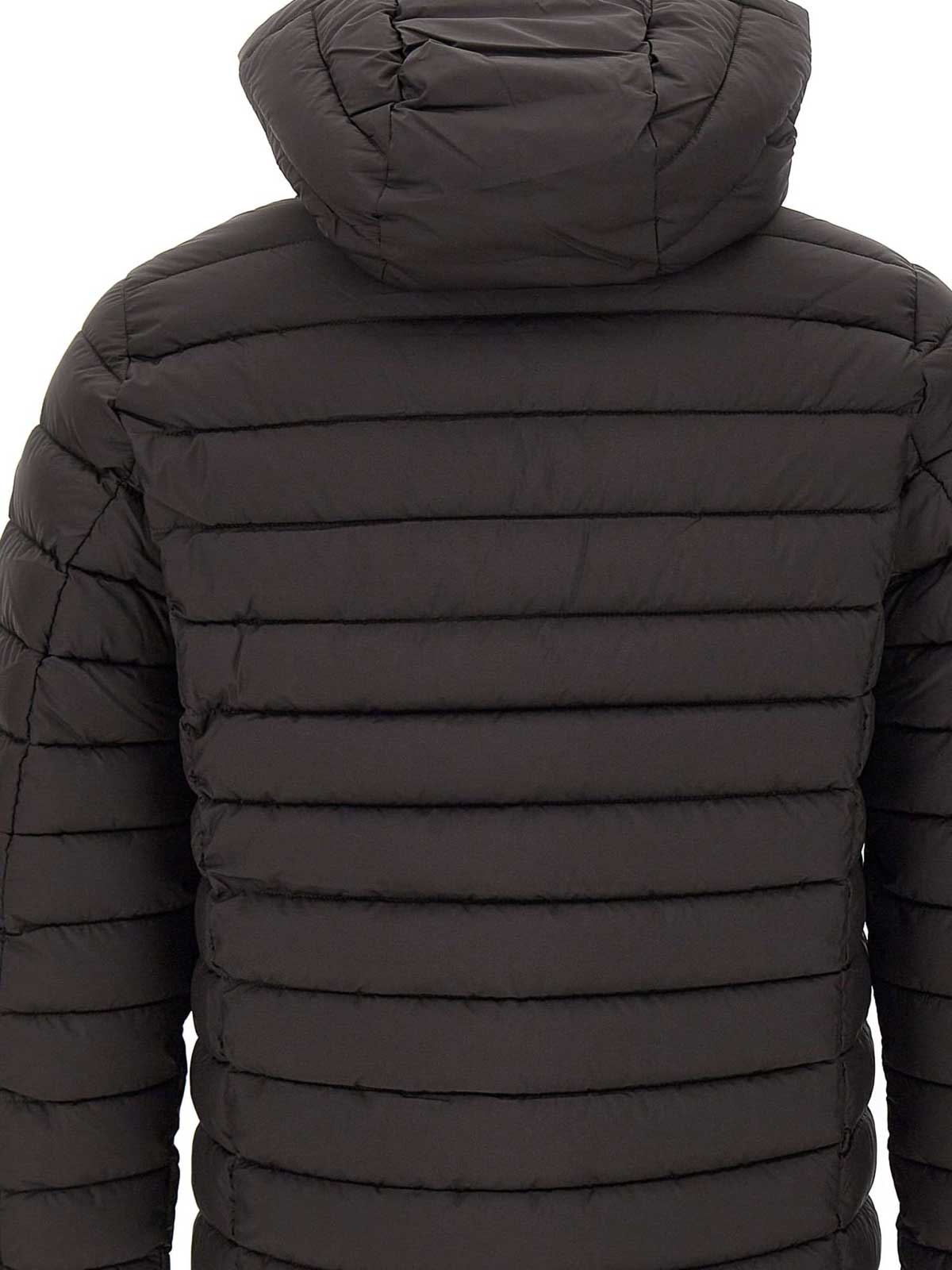 Shop Save The Duck Quilted Nylon Down Jacket In Black