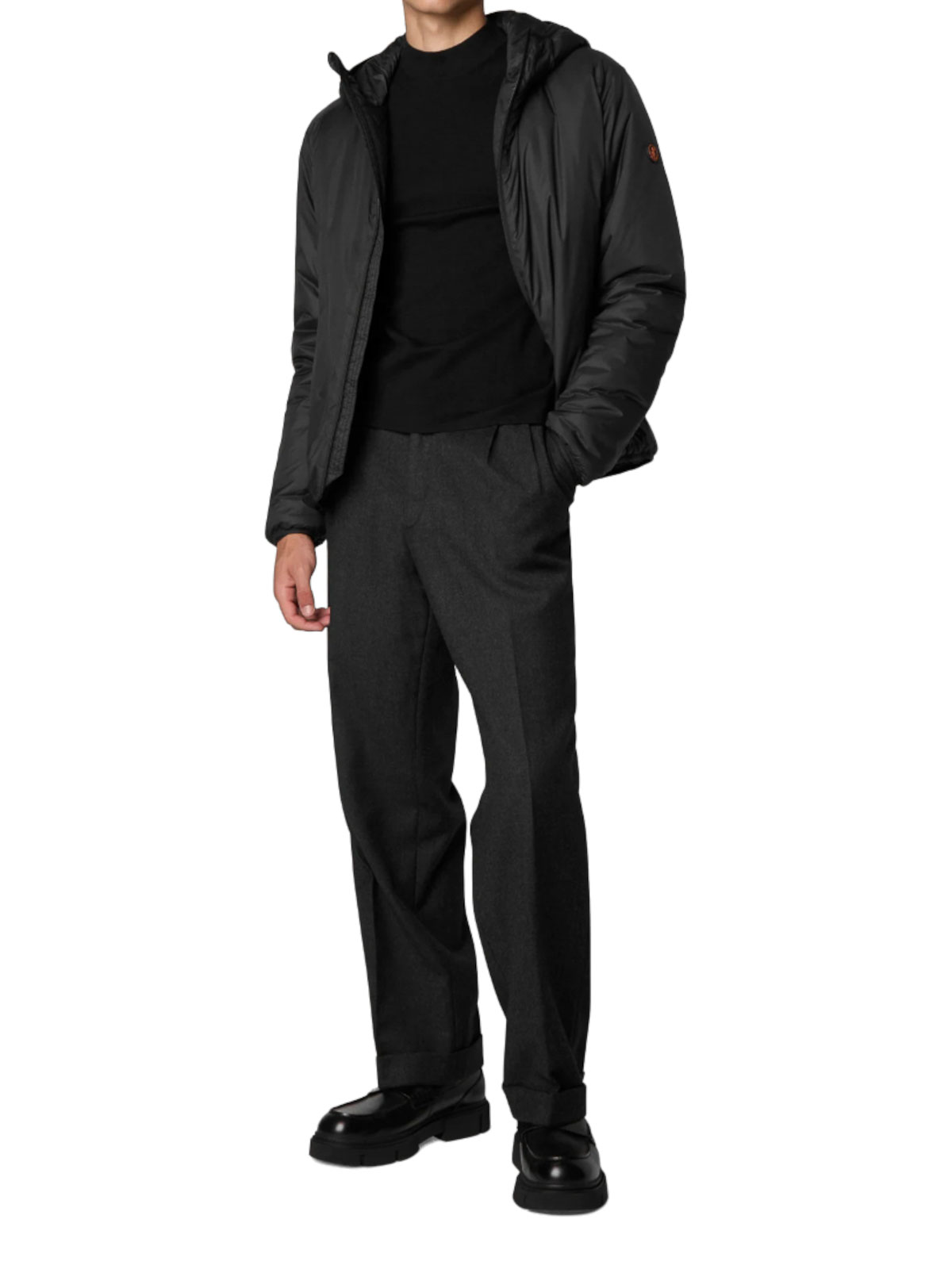 Shop Save The Duck The Allium Jacket In Black
