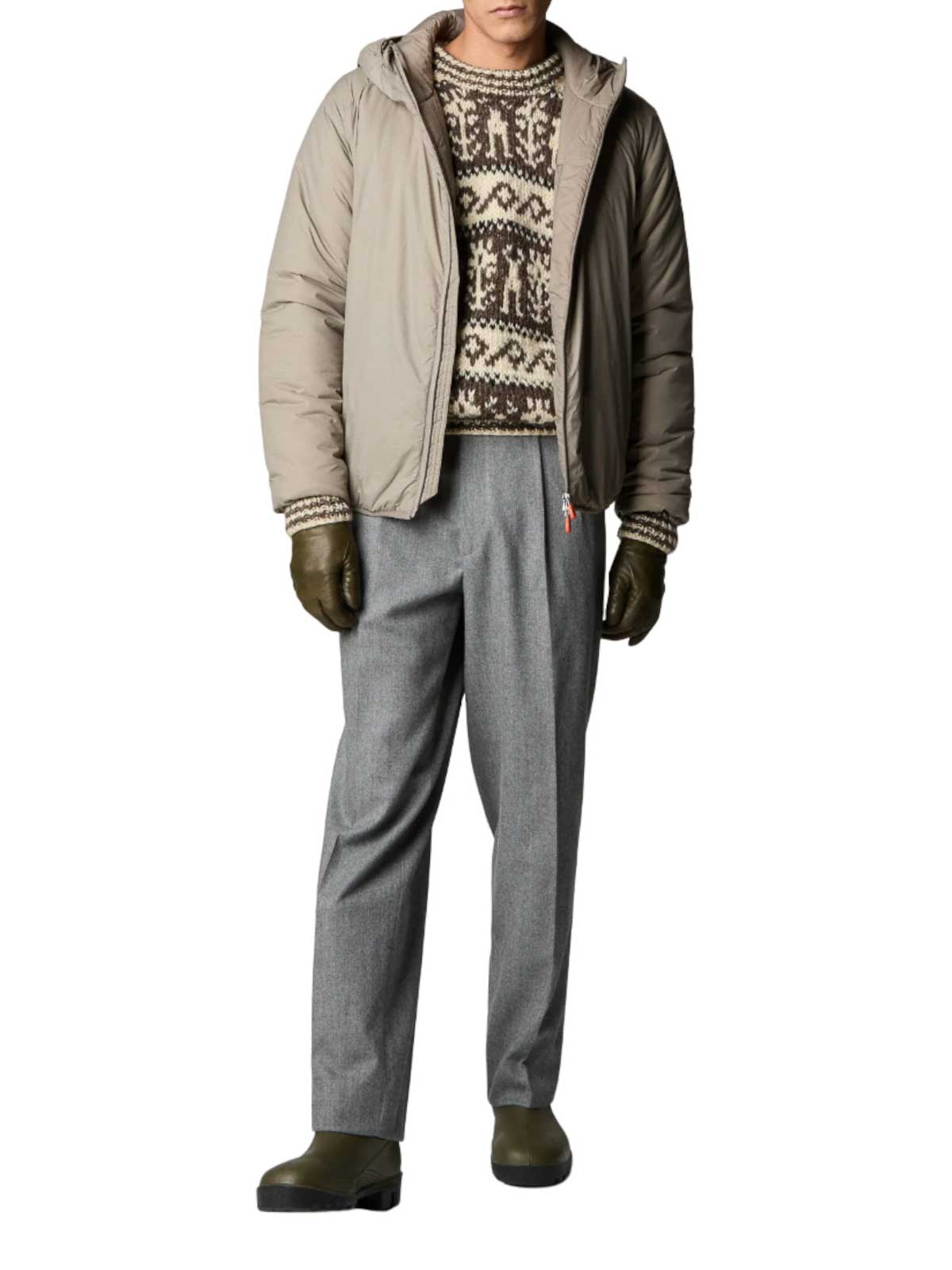 Shop Save The Duck The Allium Jacket In Grey