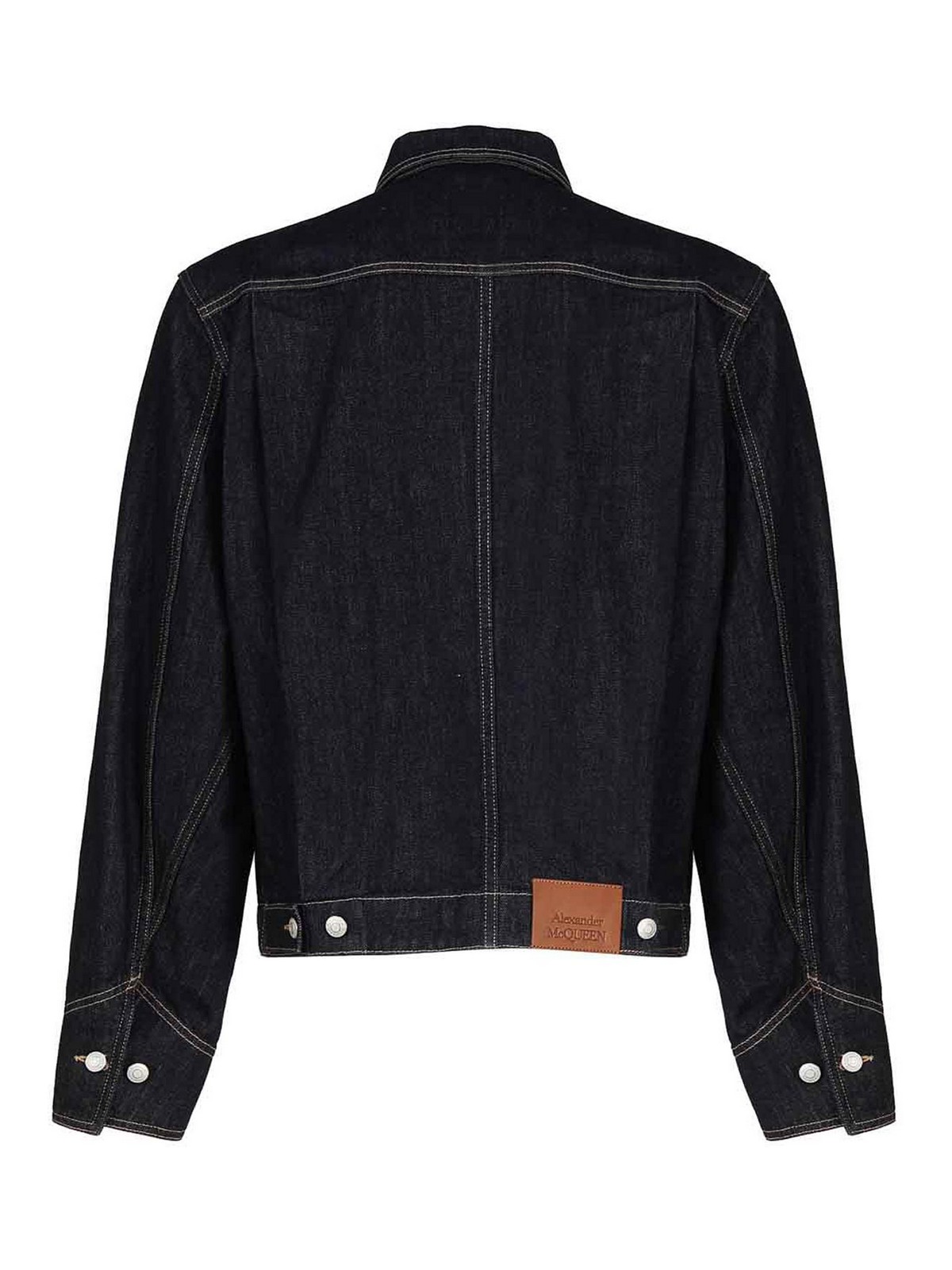 ジャケット ALEXANDER MCQUEEN Denim Jacket 20890349_50849248_600.jpg