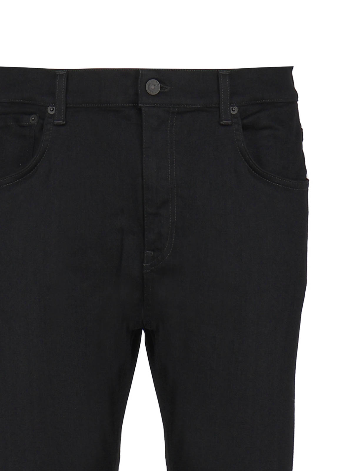 Shop Dondup Alex Super Skinny Jeans In Stretch Denim In Black