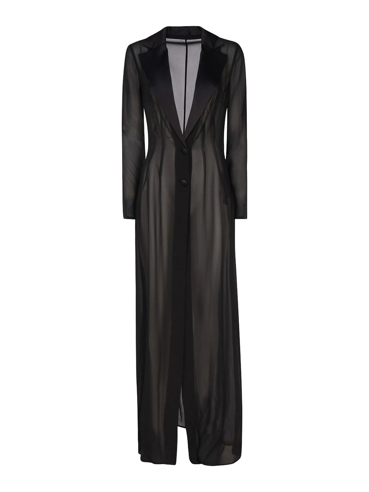 Dolce & Gabbana ロングコート - 黒|F0W0WTFUAA1N0000