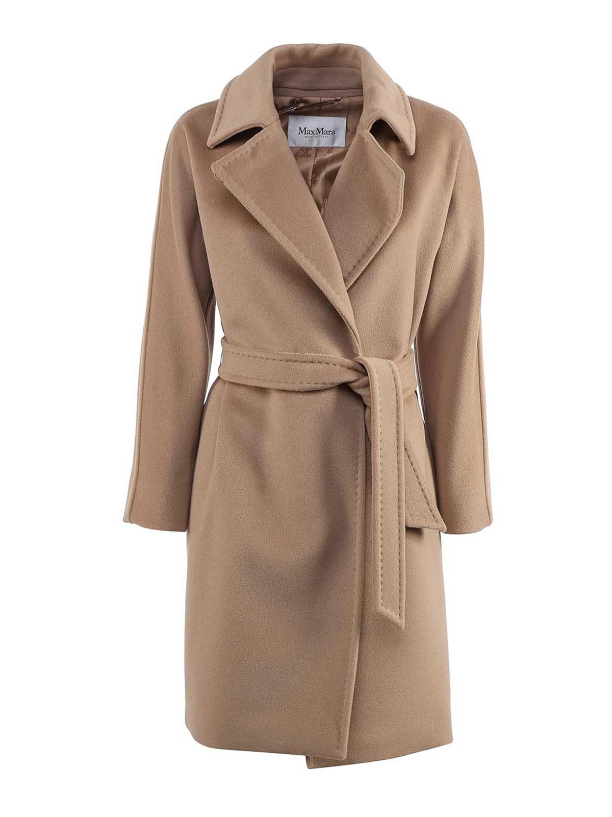 Max Mara double-breasted cashmere coat - Brown