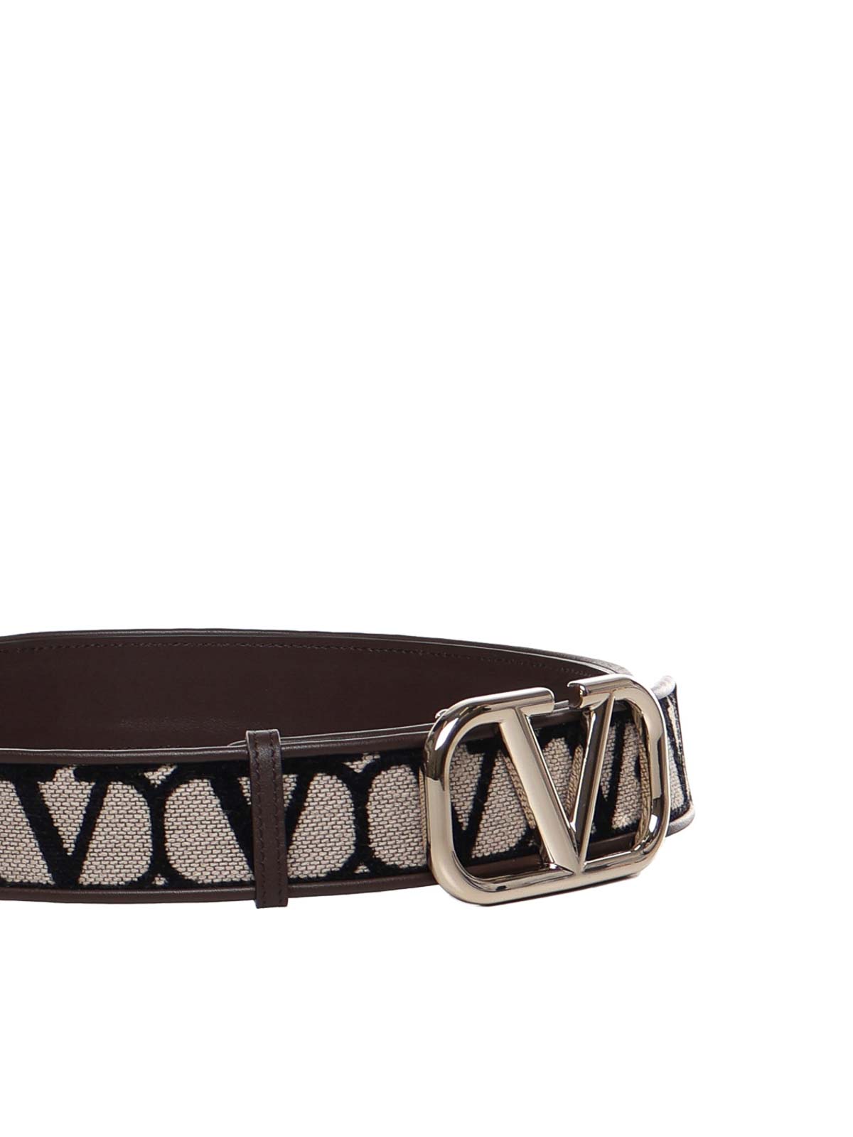 Valentino Garavani Toile Iconographe belt - Black
