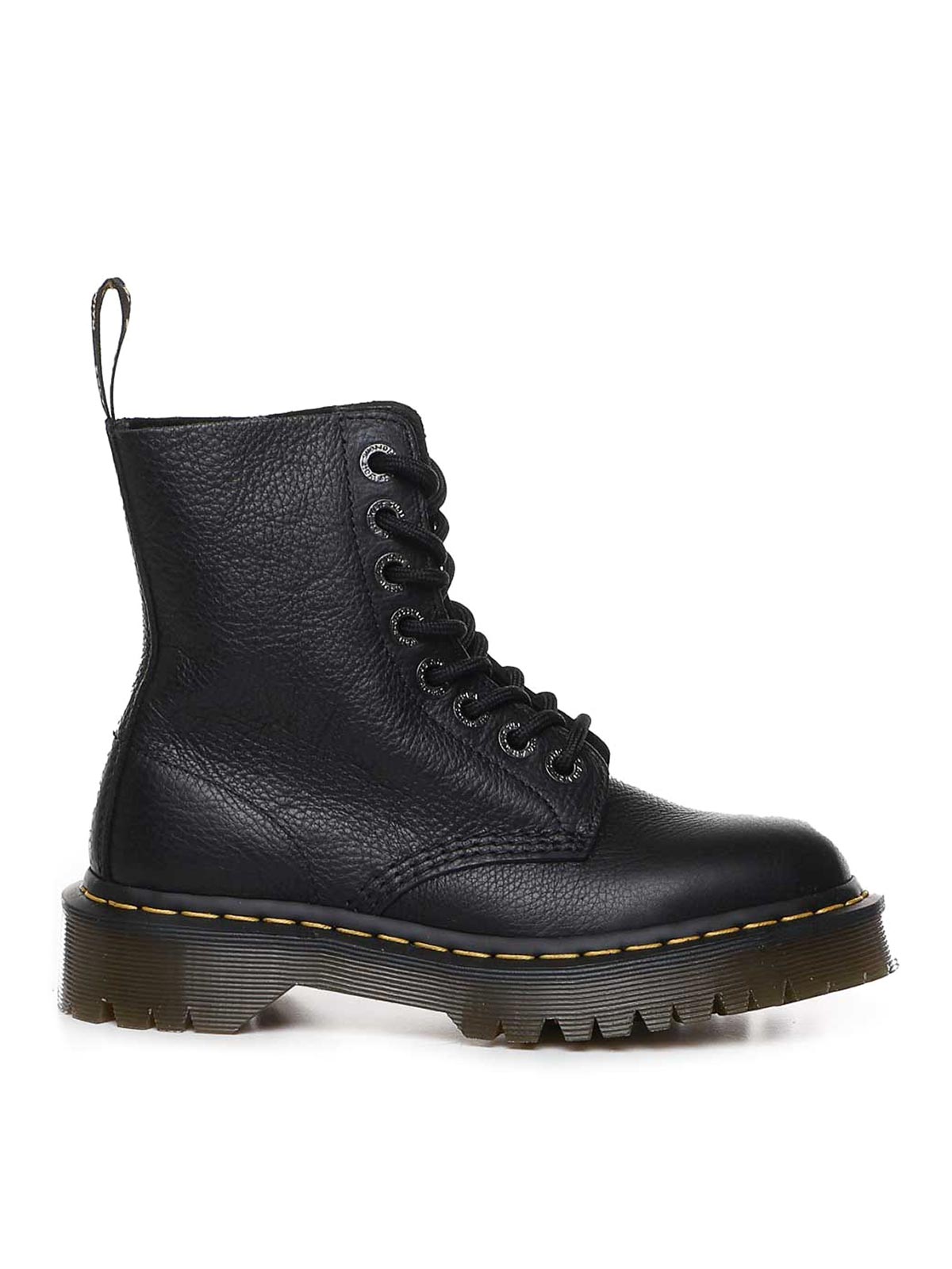 Shop Dr. Martens' Pascal Bex Pisa 1460 Leather Lace-up Boots In Black