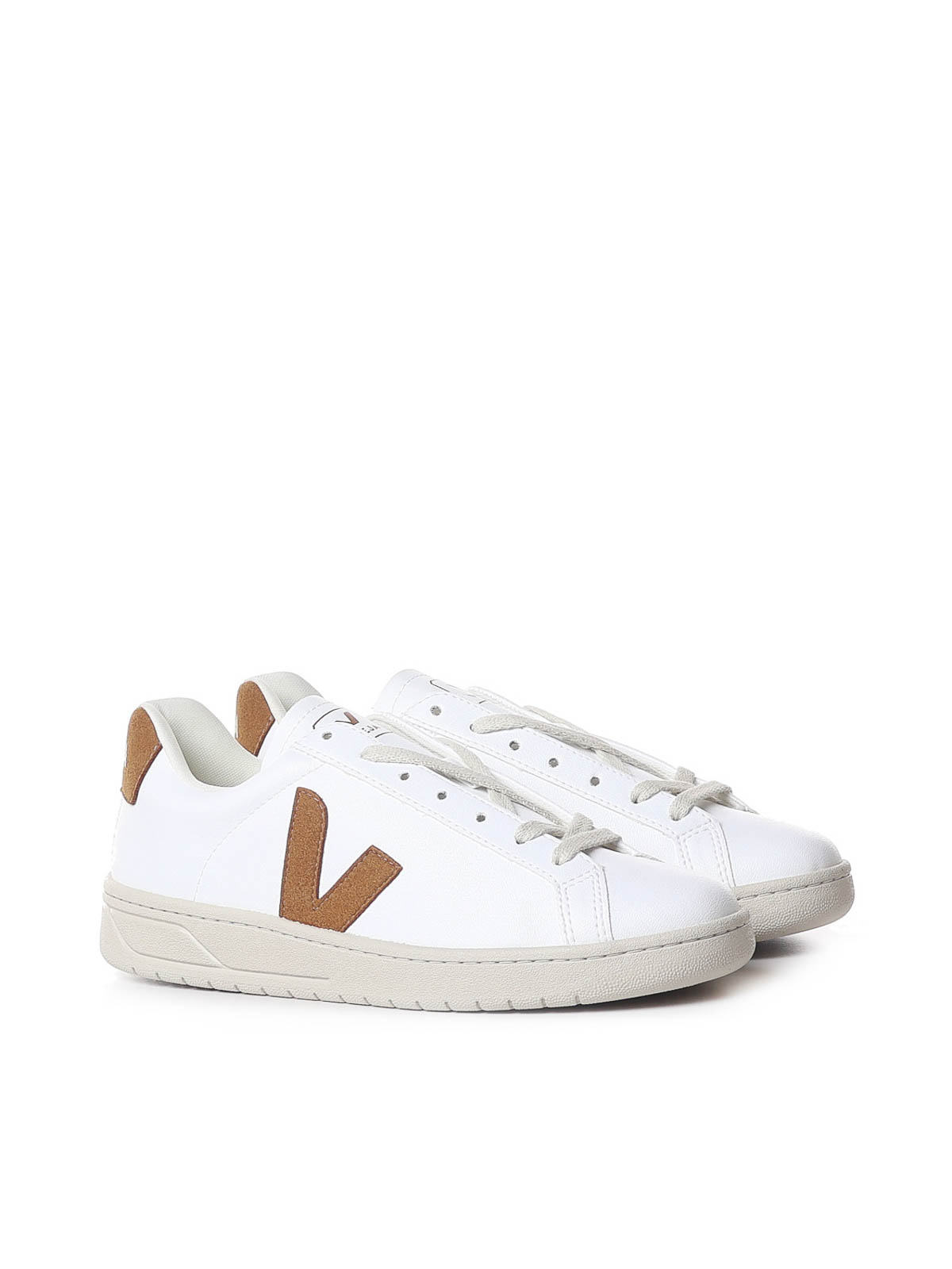 Shop Veja Sneakers With Logo In Camel