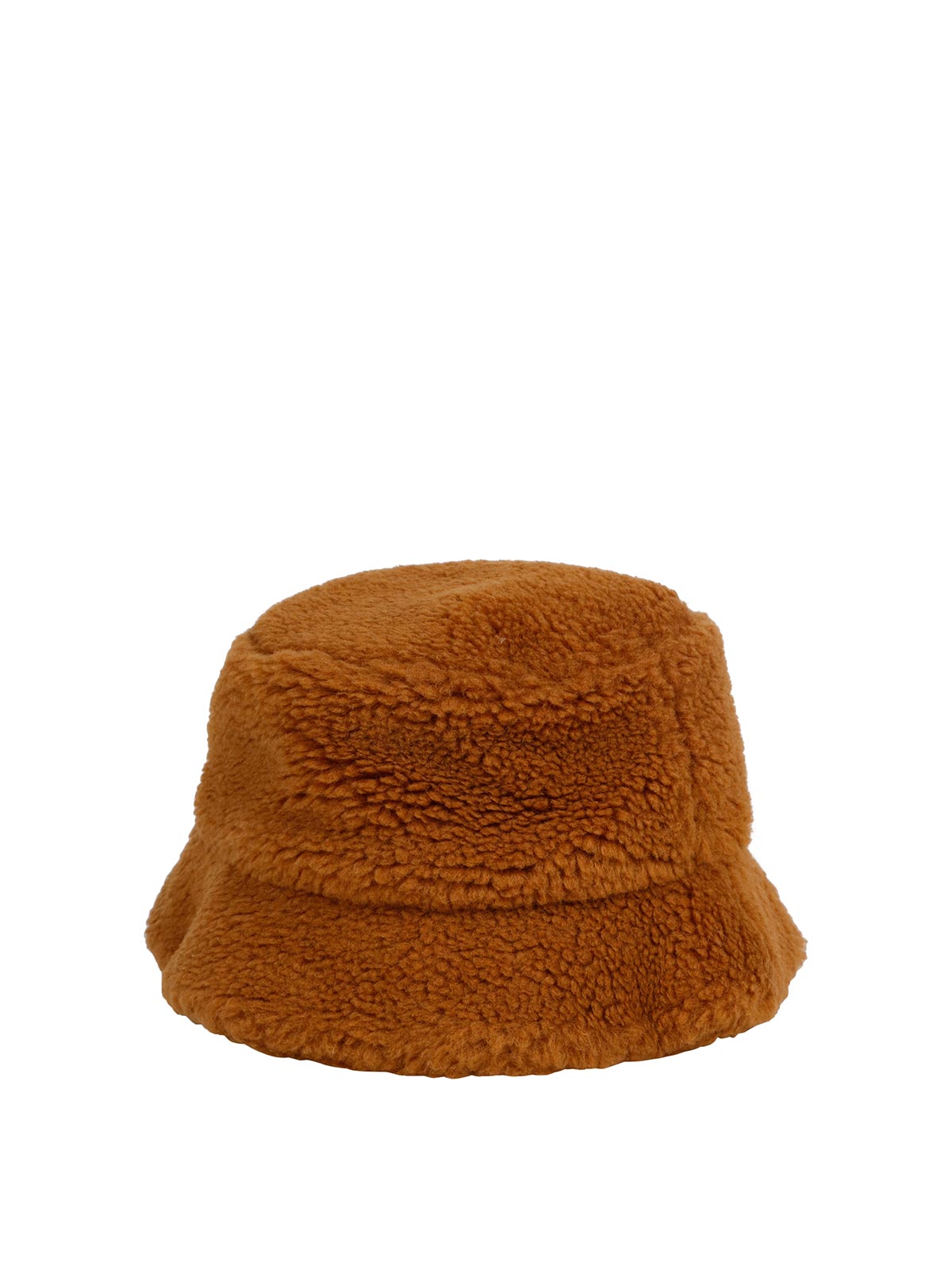 Stand Studio Wera Bucket Hat In Faux Fur In Brown