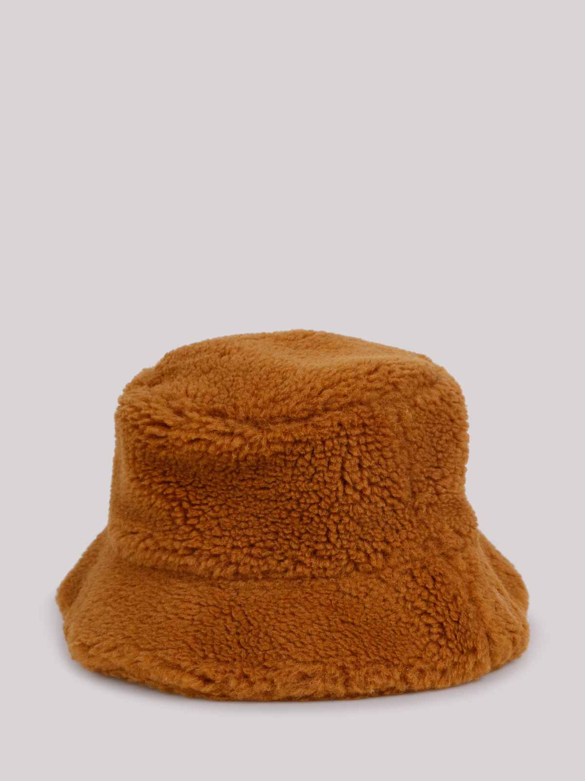 Shop Stand Studio Wera Bucket Hat In Faux Fur In Brown
