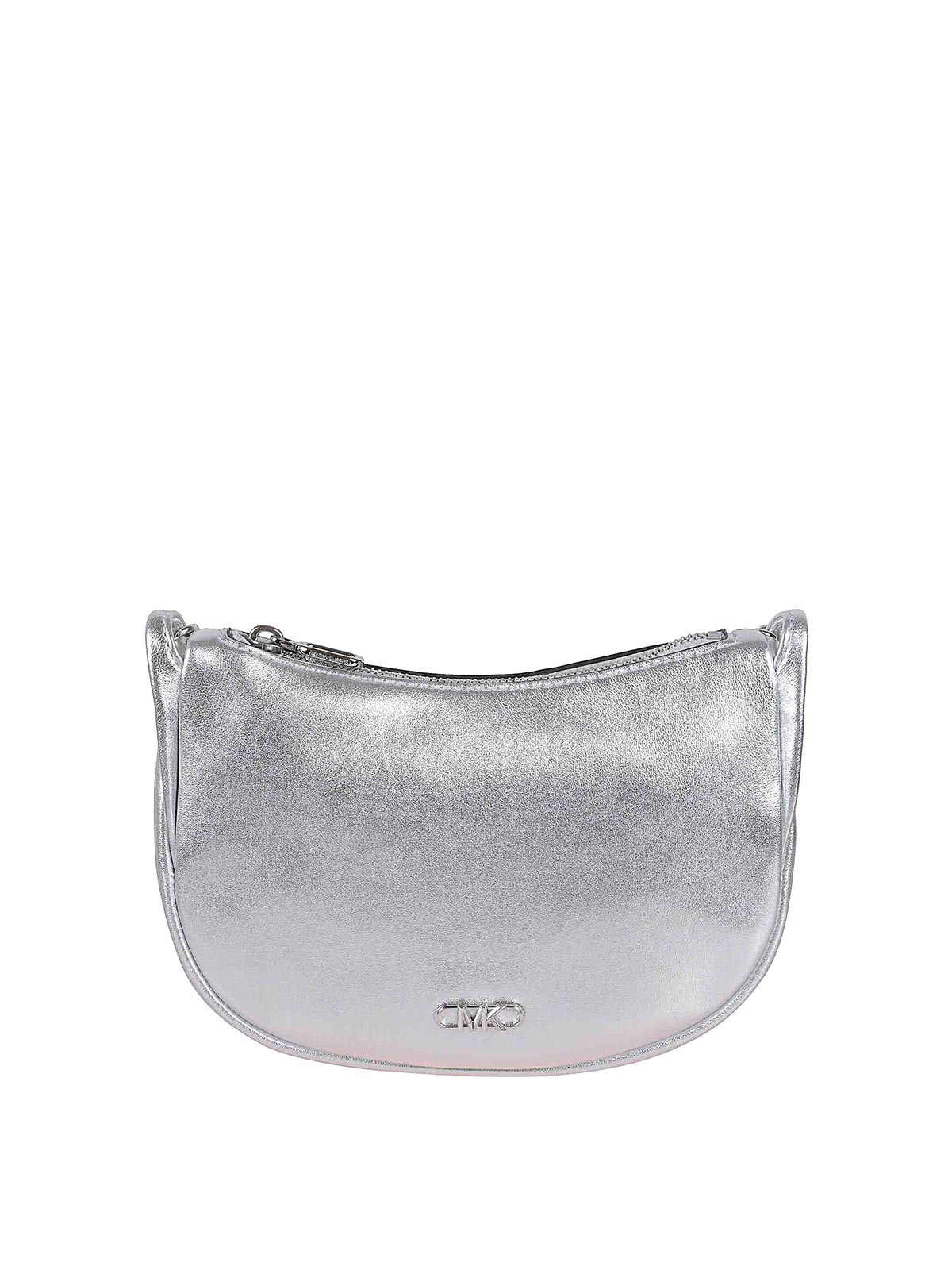 Shop Michael Kors Kendall Bag In Silver