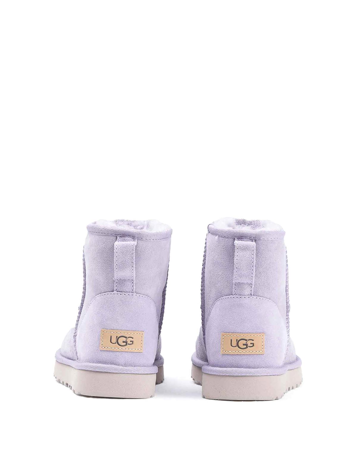 Shop Ugg Classic Mini Boots In Light Purple