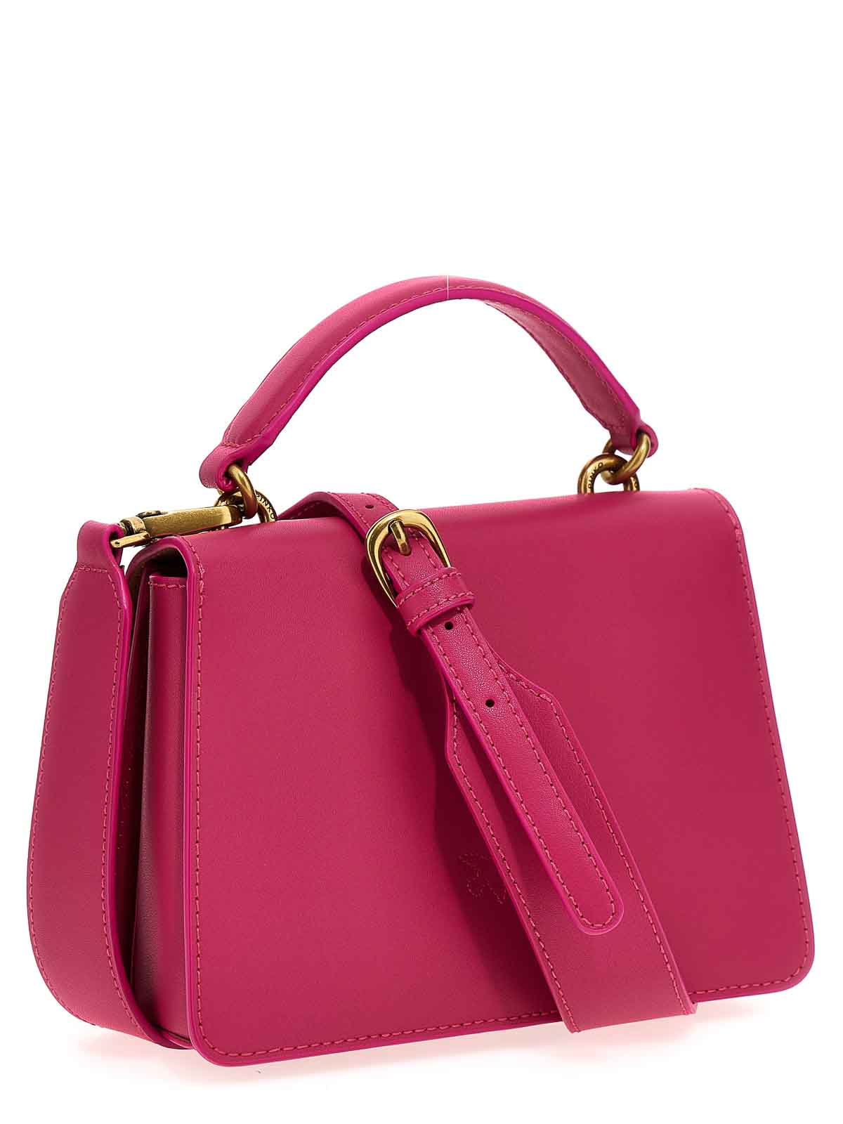 Shop Pinko Love One Handbag In Multicolour