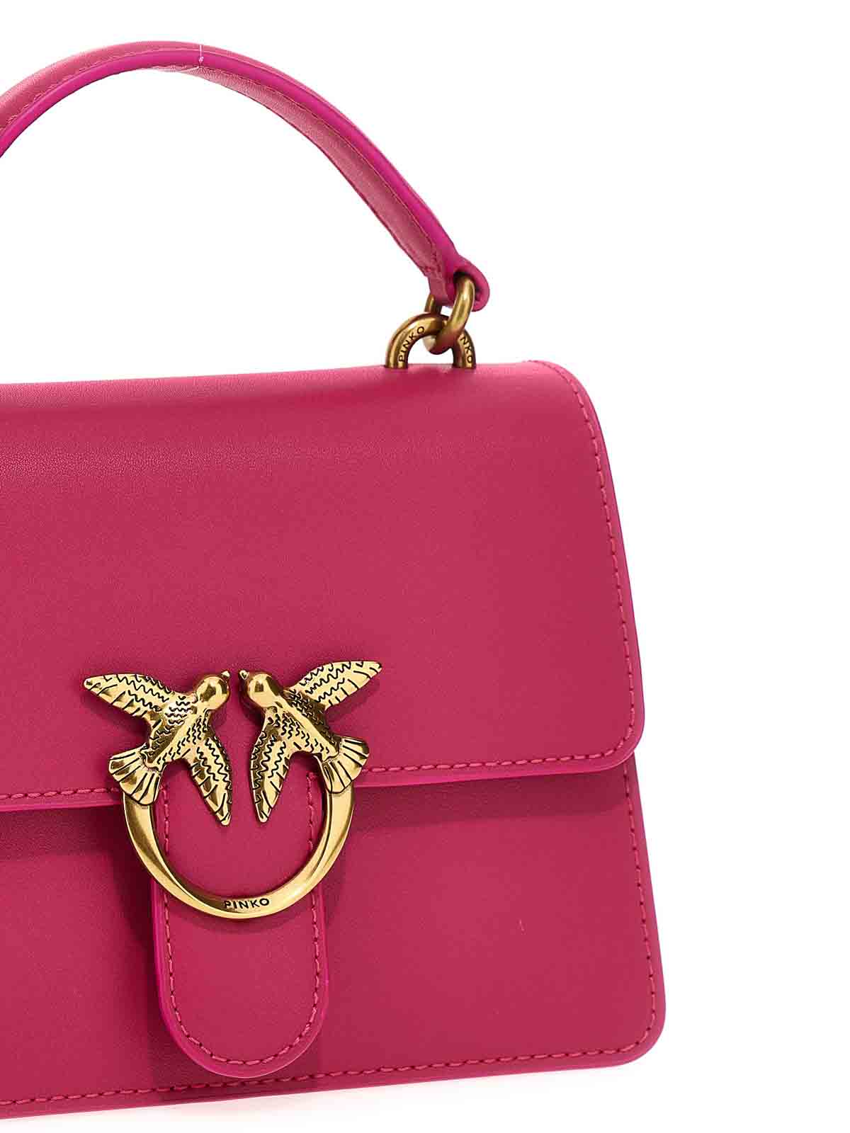 Shop Pinko Love One Handbag In Multicolour
