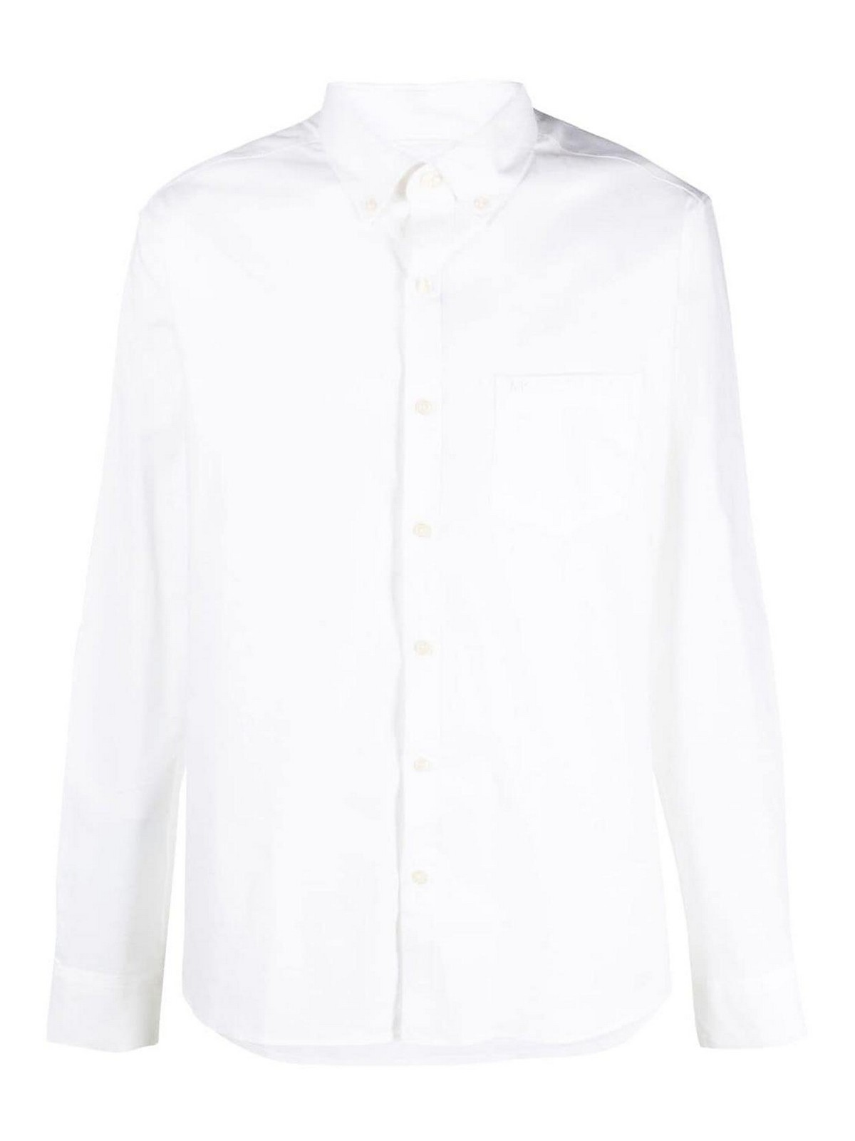Michael Kors Cotton Slim Shirt In White