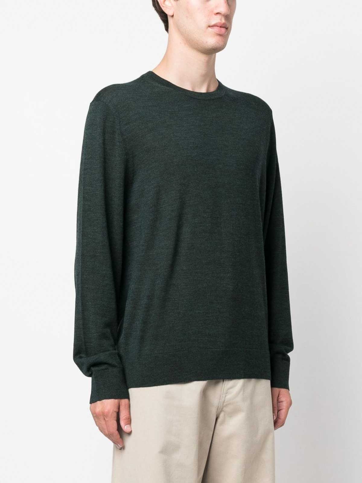 Shop Michael Kors Wool Pullover In Green