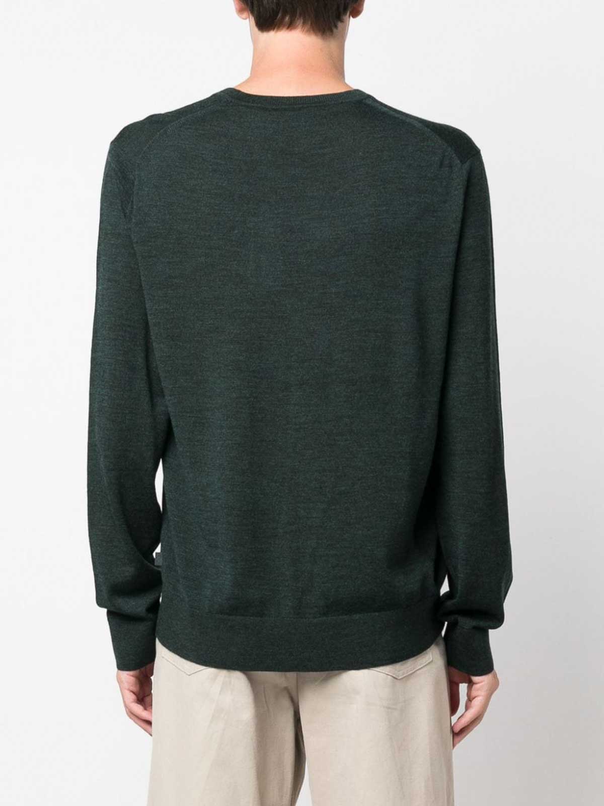 Shop Michael Kors Wool Pullover In Green