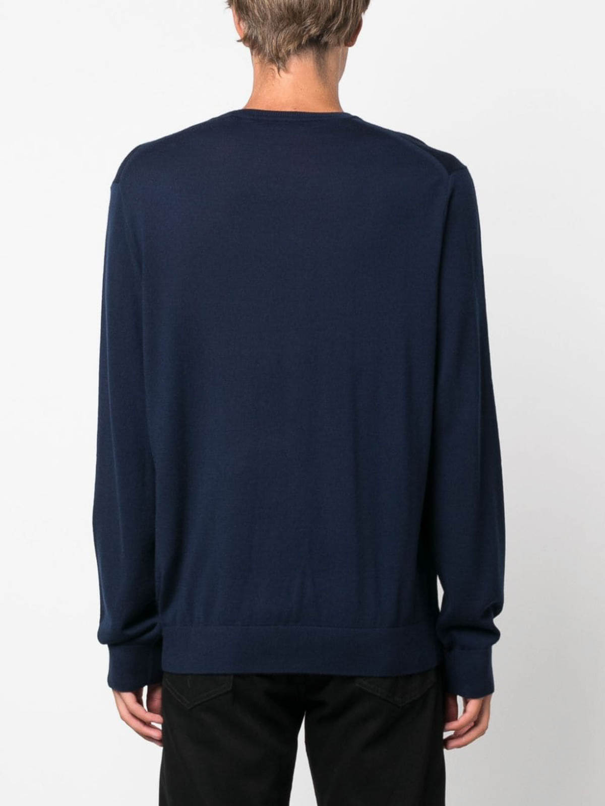 Shop Michael Kors Wool Pullover In Blue
