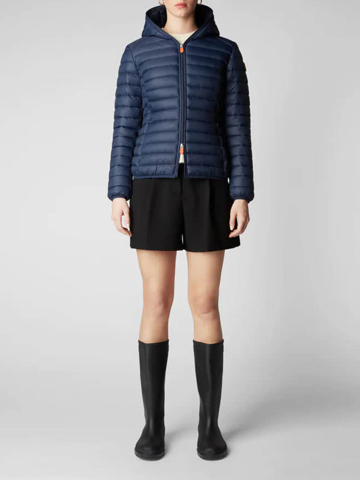 Shop Save The Duck Daisy Padded Jacket In Dark Blue