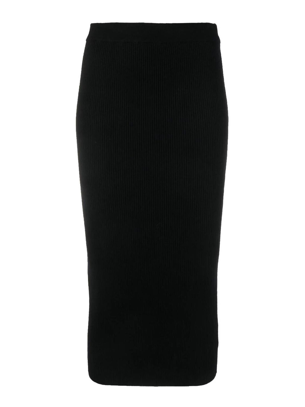 Michael Kors Knit Skirt In Black