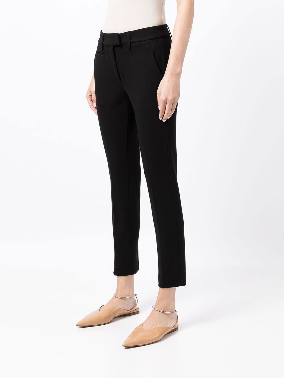 Terry Cropped Trousers - Black | Filippa K