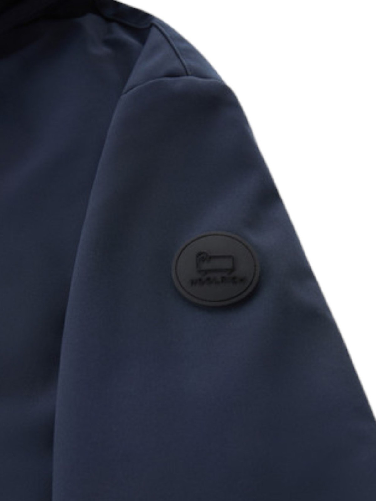 Woolrich Hooded Padded Jacket In Blue