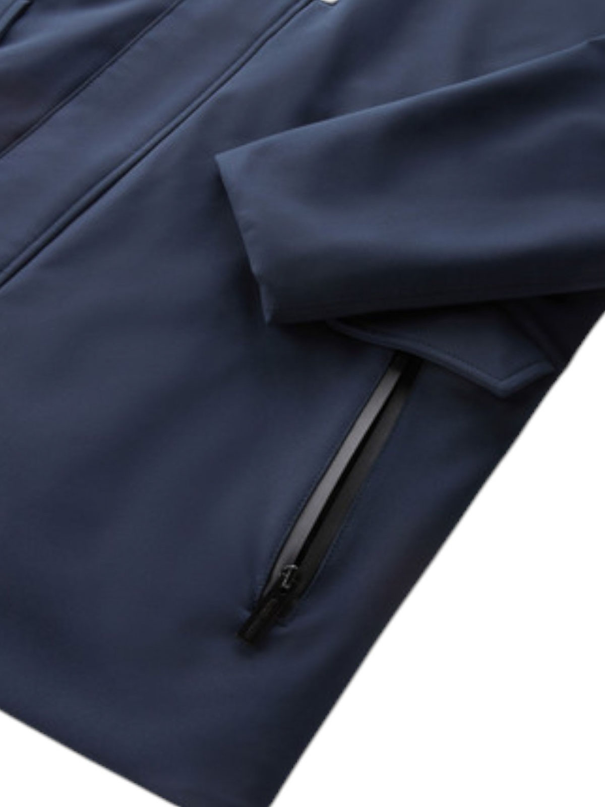 Woolrich Hooded Padded Jacket In Blue