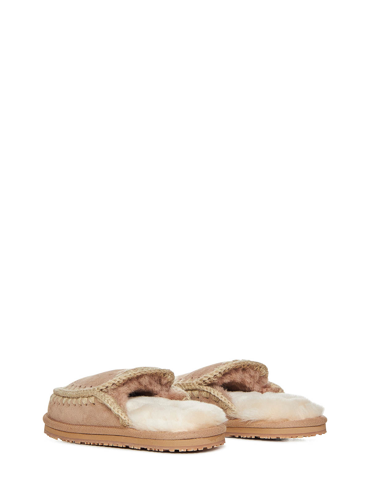 Mules shoes Mou Camel Sheepskin Slippers MUFW161007ACAM