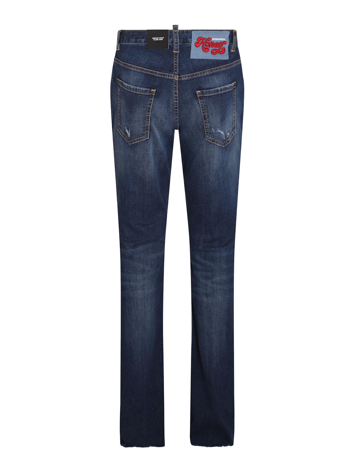 Shop Dsquared2 Blue Denim Jeans