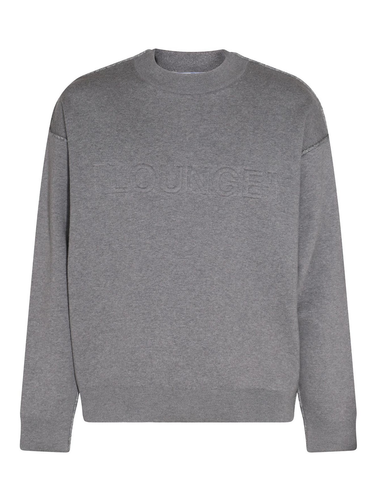 Shop Off-white Suéter Cuello Redondo - Gris In Grey