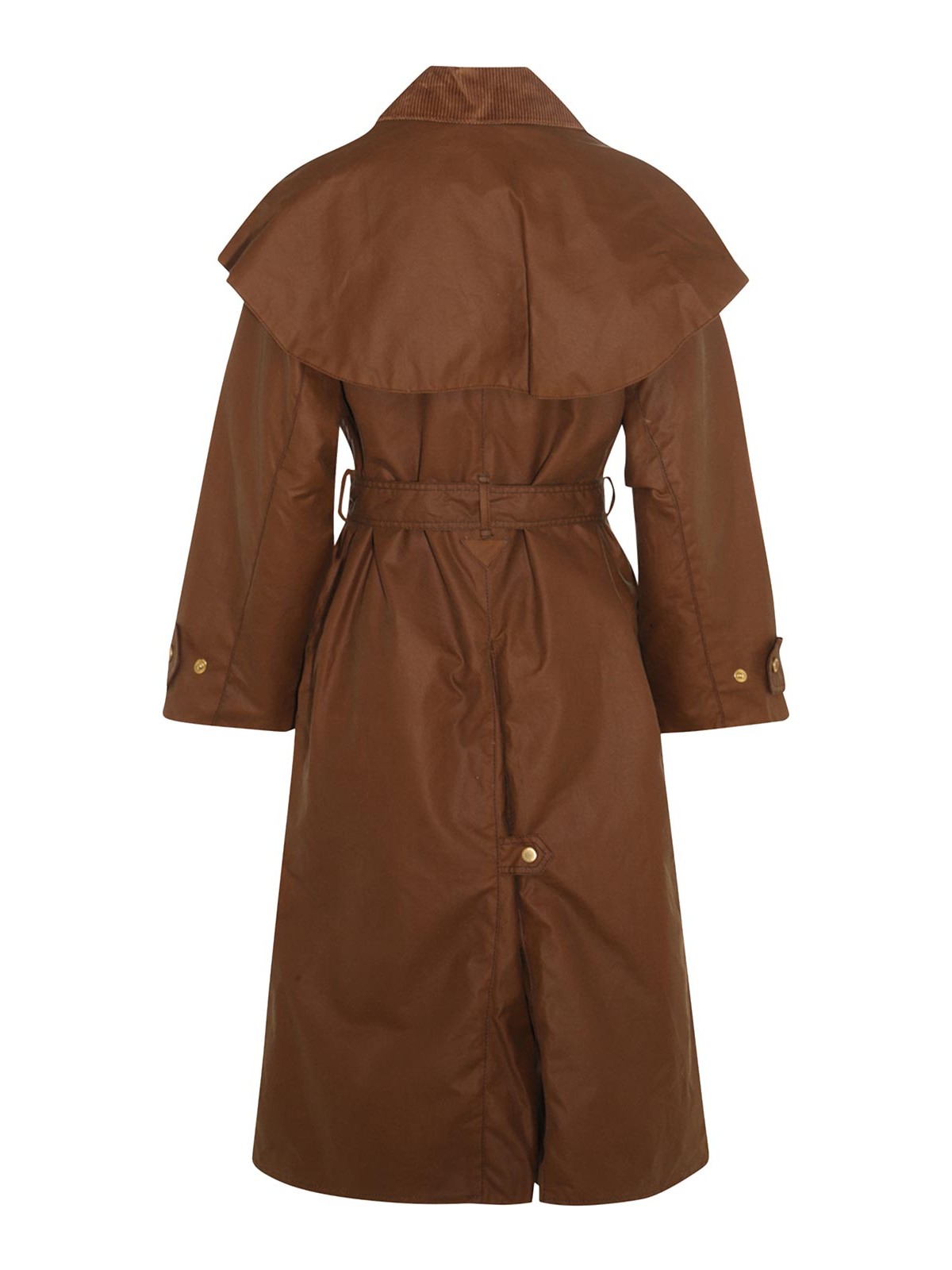 Barbour Brown fellback wax coat - Brown - Women|LWX1335TA51
