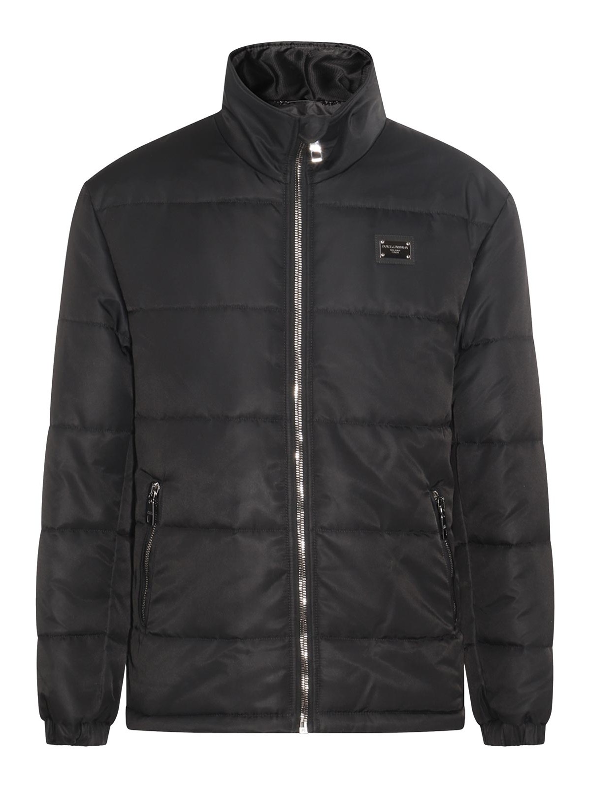 DOLCE & GABBANA BLACK ESSENTIALS DOWN JACKET