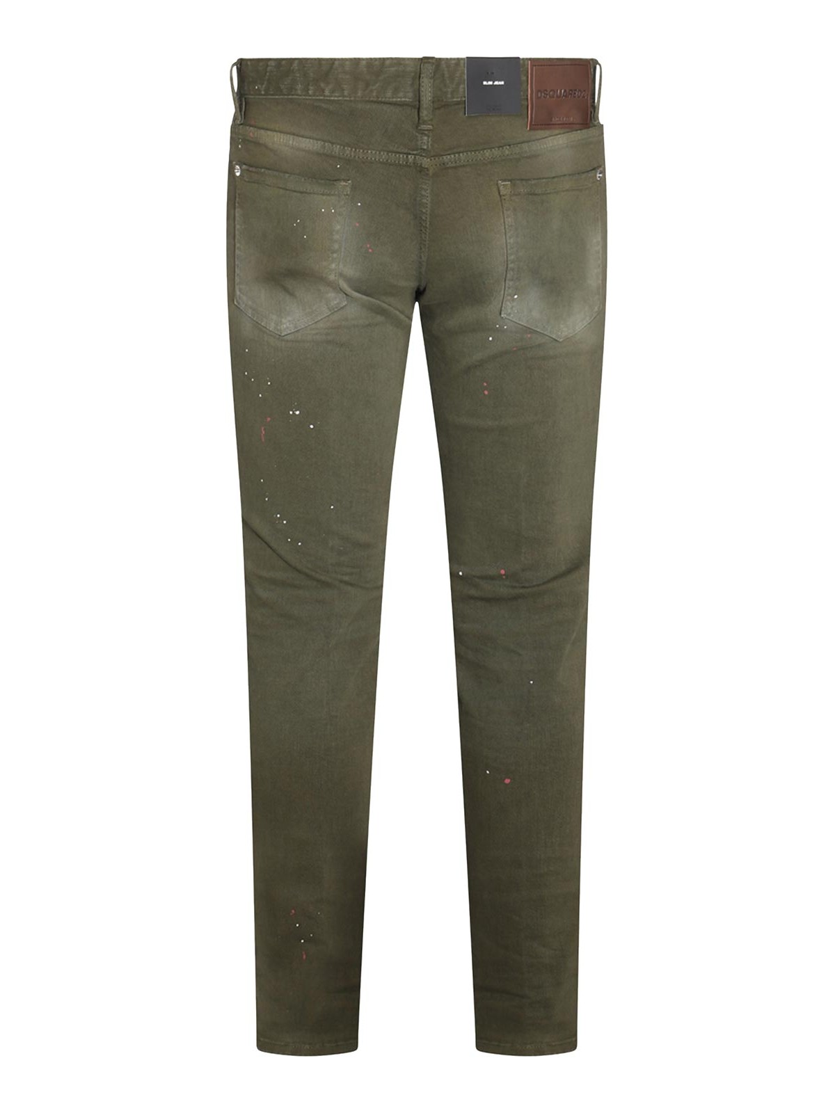 Dsquared2 jeans hot sale green splatter