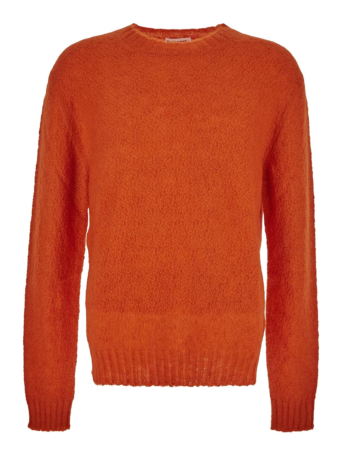 Jil Sander Poppy Orange Sweater In Naranja