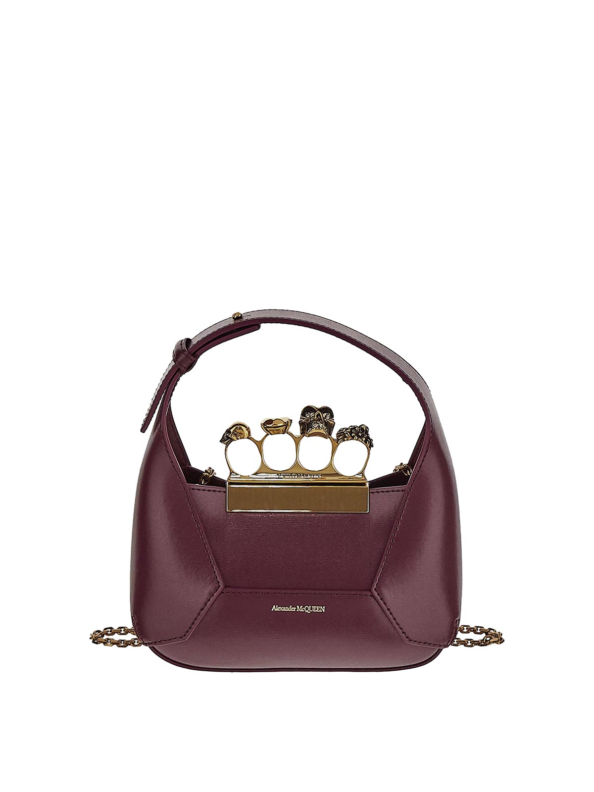 Alexander McQueen The Jewelled ホーボー レザーバッグ ミニ