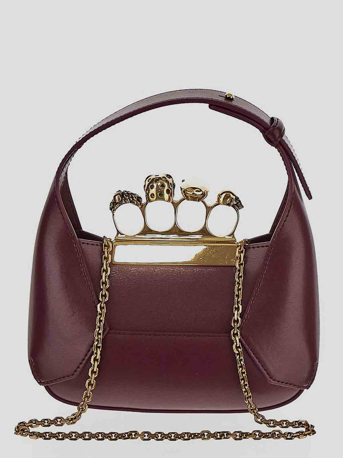 Alexander McQueen The Jewelled ホーボー レザーバッグ ミニ