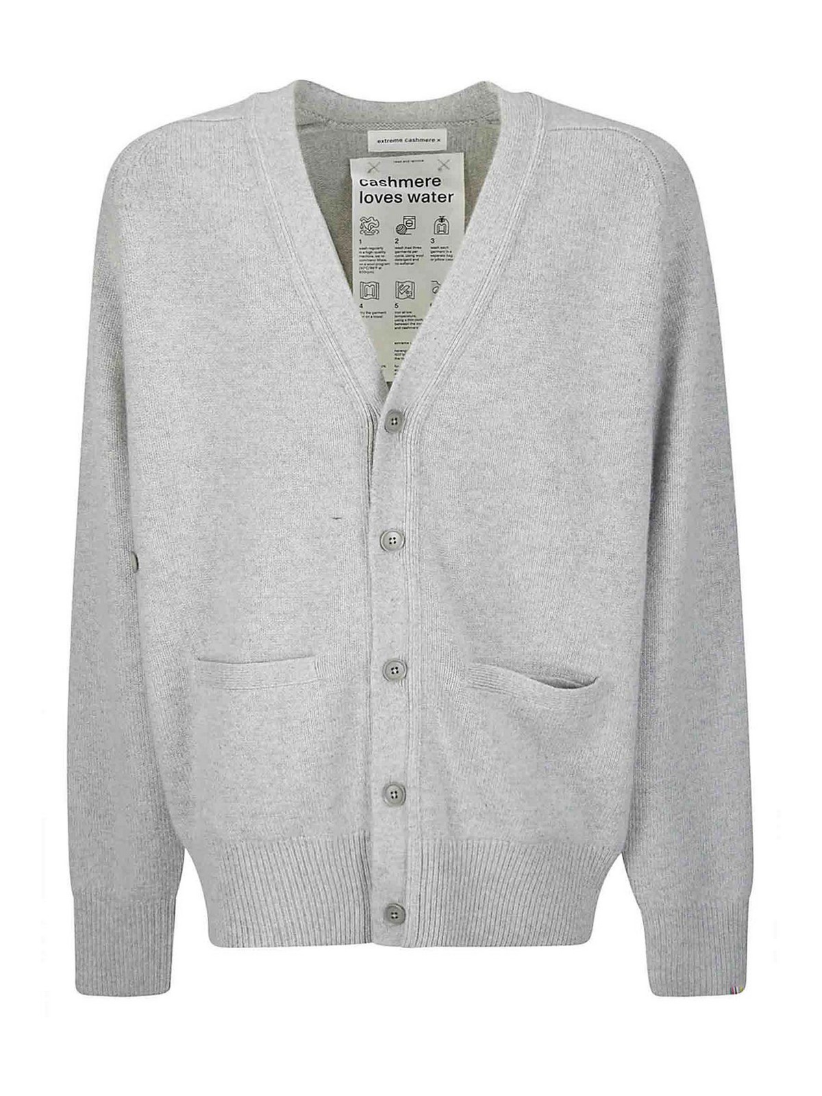 Extreme Cashmere Cardigan - Grey - Men|24400301FE02GREY