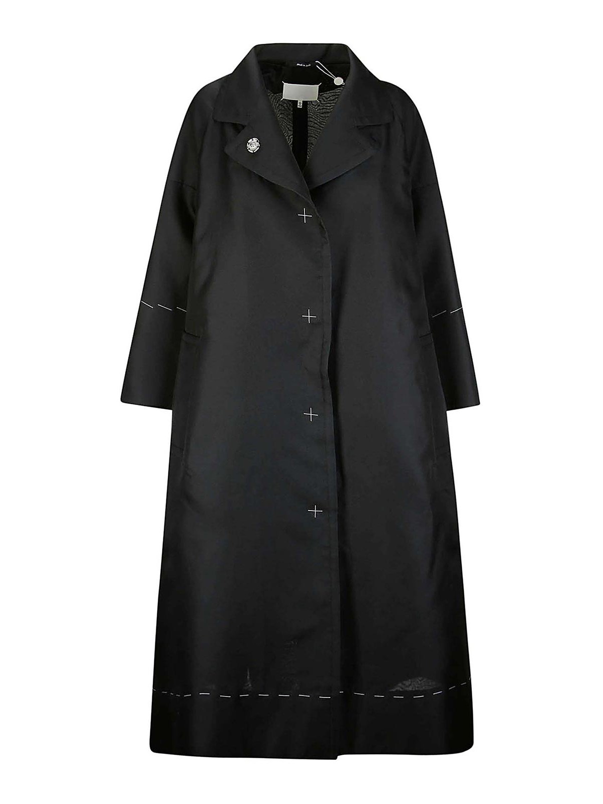 Maison Margiela ロングコート - 黒|S29AA0302S78048900
