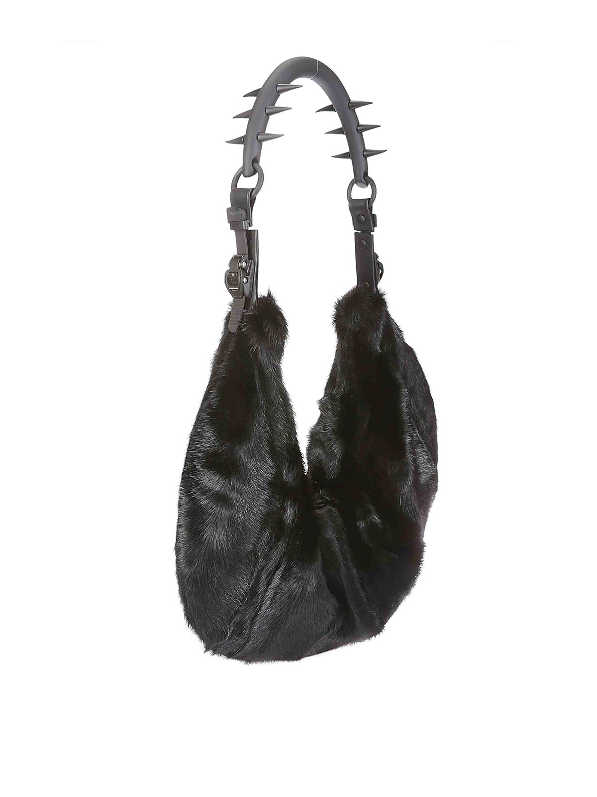 Innerraum Half moon bag - Black - Women HM3BMFFSP12BLACKFAKEFUR