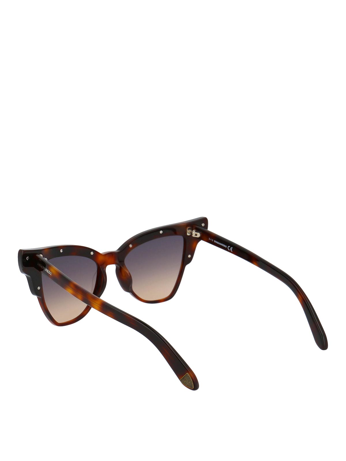 Shop Dsquared2 Sunglasses In Brown