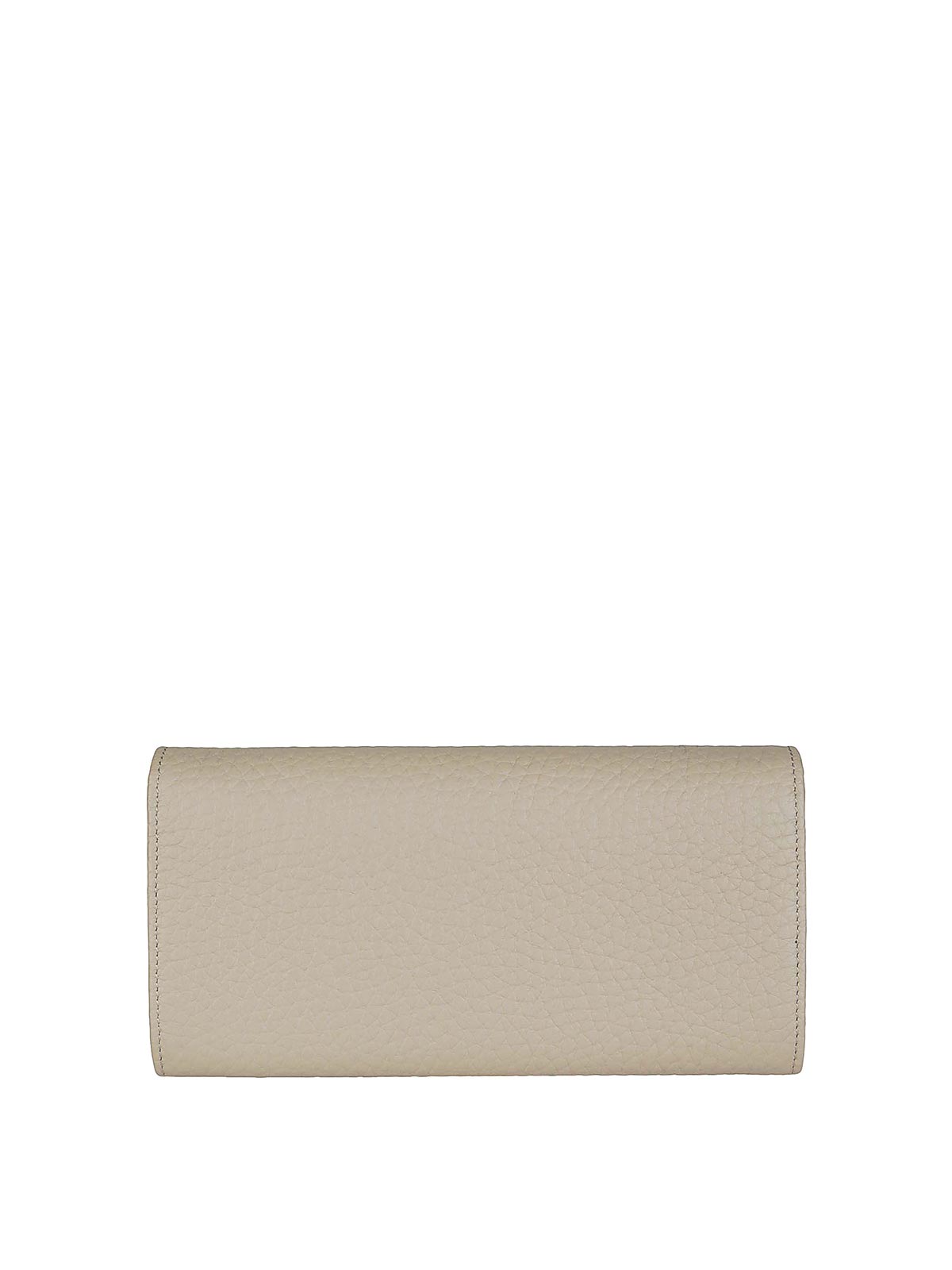 Shop Orciani Soft Wallet In Beis