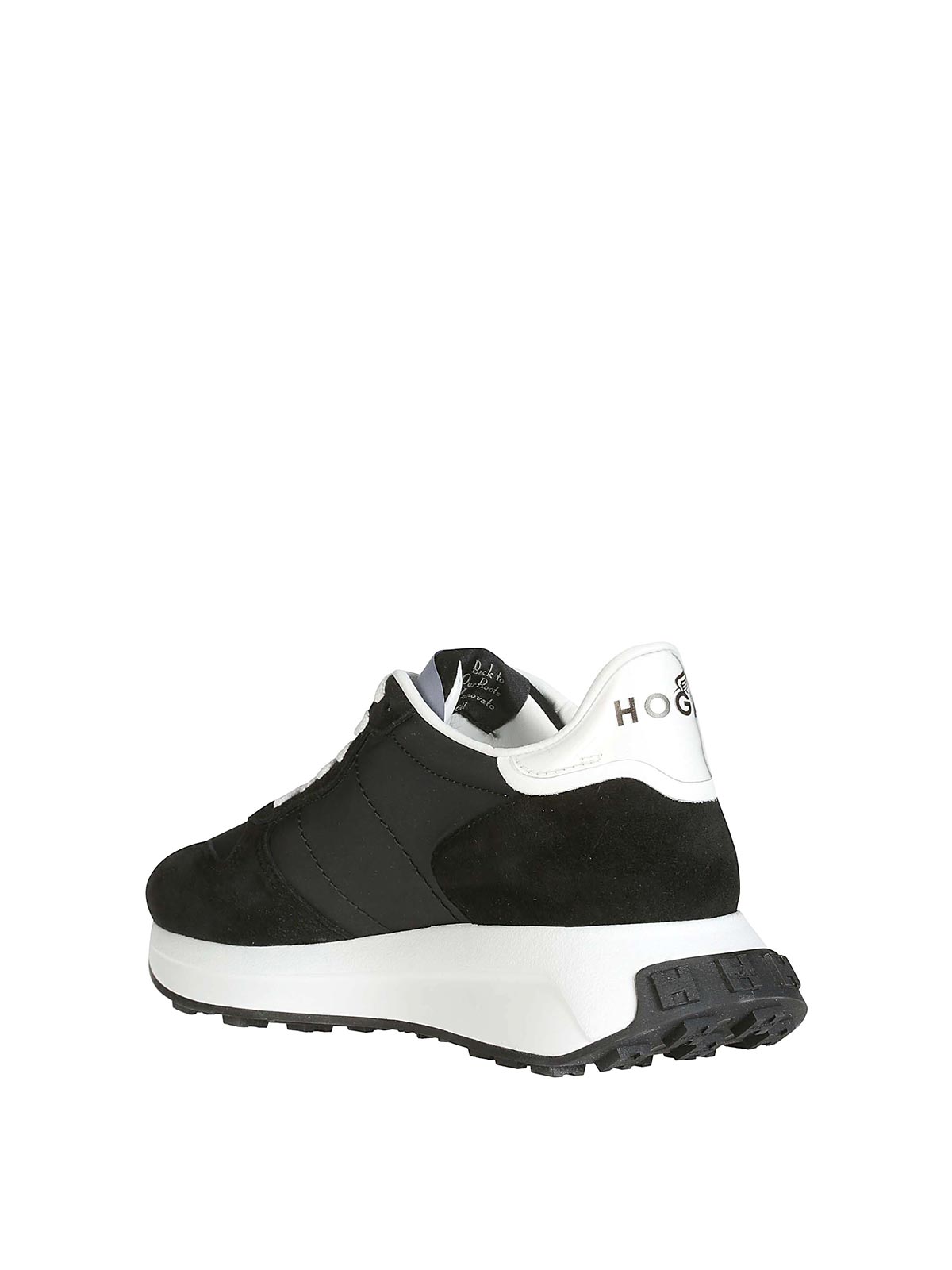 スニーカー HOGAN FW25 Hogan Sneakers Black (HXW6410EH41 UOU0353) Sneakers Hogan H-Stripes BLACK for Man HXM6450FC60LE98B999