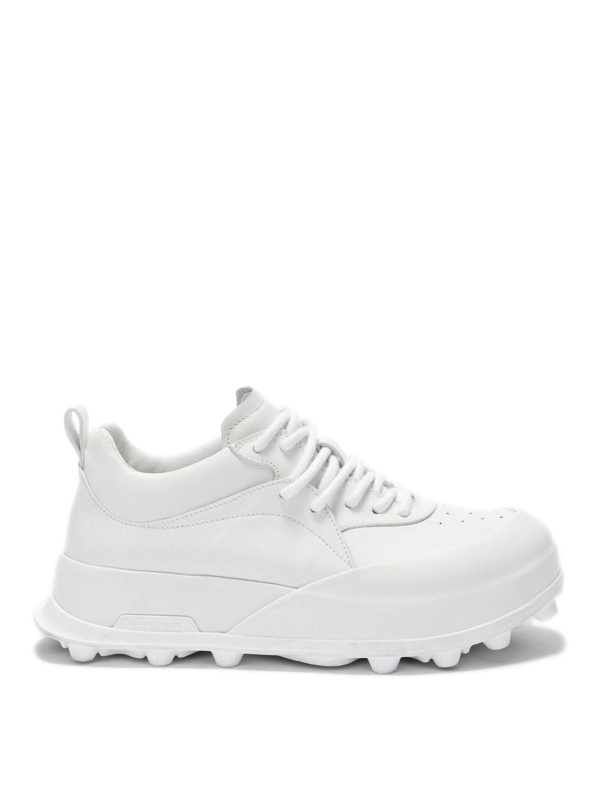 スニーカー JIL SANDER Women Sneakers J16WS0022P6244102 white Jil Sander Orb leather sneakers - White - Women
