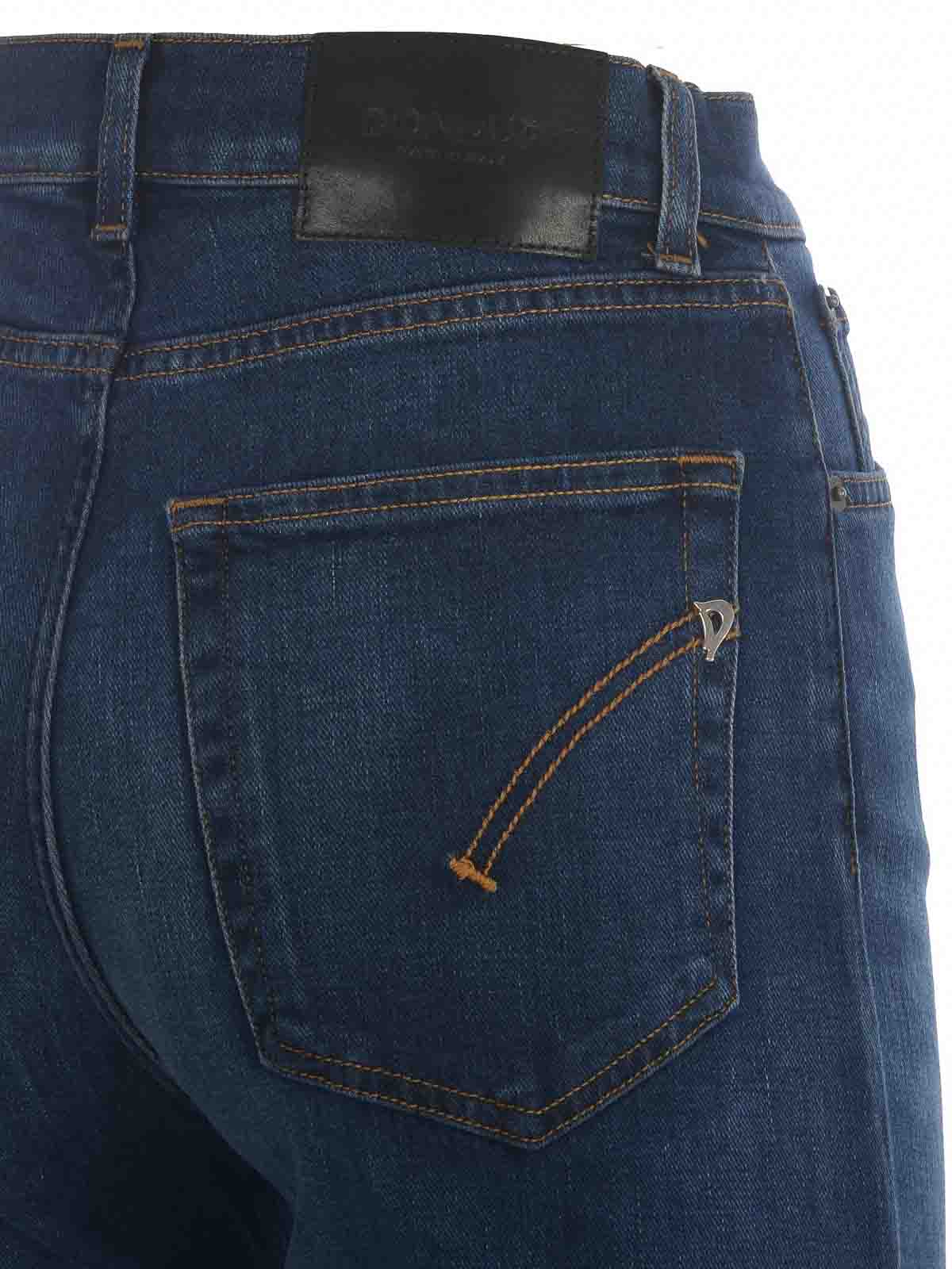 Shop Dondup Jeans Acampanados - Amber In Dark Wash