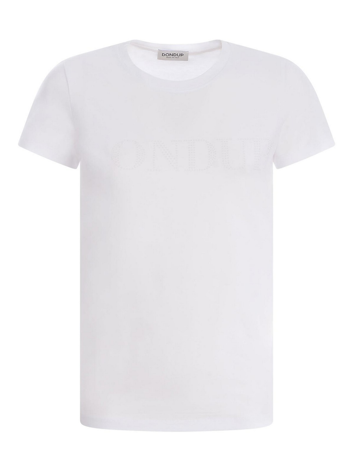 Dondup T-shirt  In Cotton In White