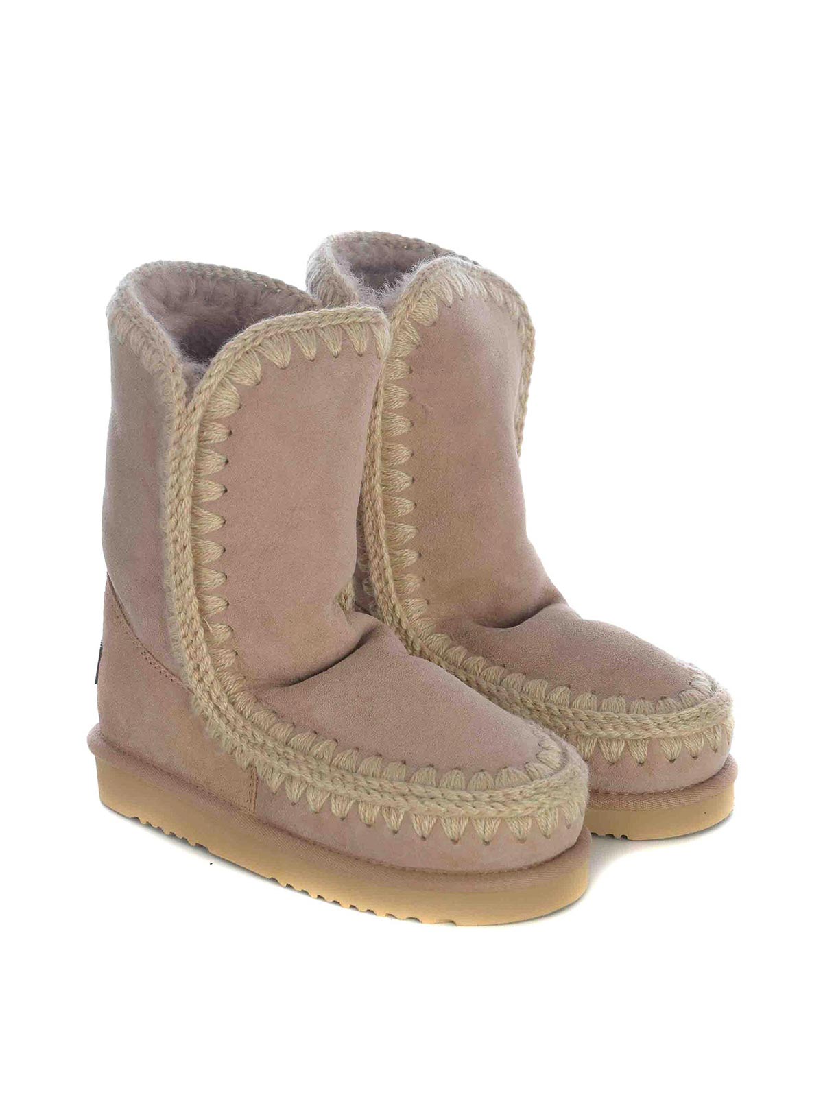 Shop Mou Boots    Made In Suede In Camel