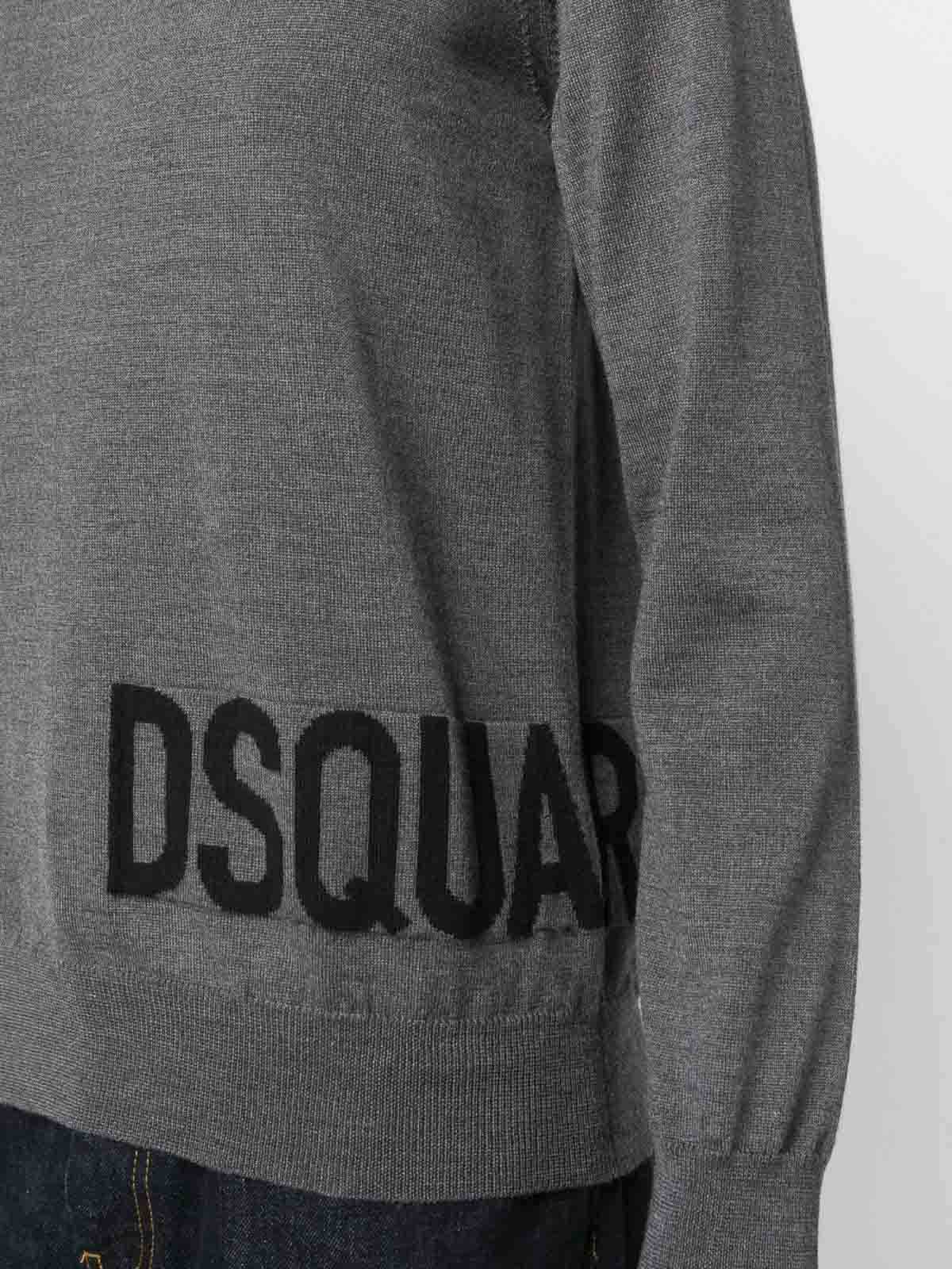 Shop Dsquared2 Pullover In Gris